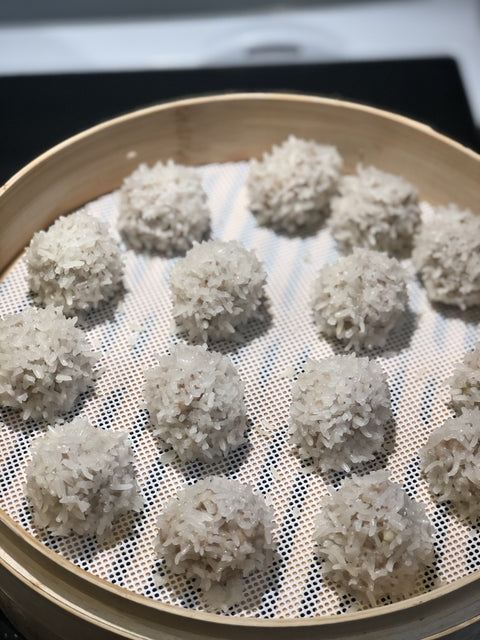 Water Chestnut Pearl Balls (Pork & Shrimp)